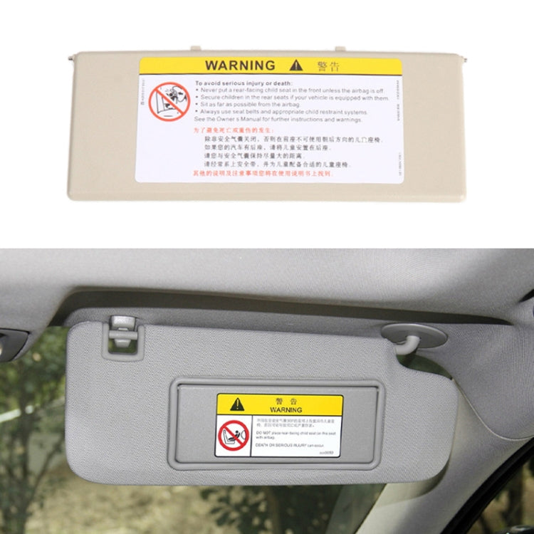 For Peugeot 308 2010-2022 Left-hand Drive Car Sun Visor Makeup Mirror Cover 98177070, For Peugeot 308 2010-2022 (Black), For Peugeot 308 2010-2022 (Dark Beige), For Peugeot 308 2010-2022 (Light Beige), For Peugeot 308 2010-2022 (Grey)                  ...