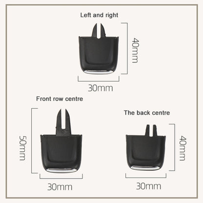 For Buick LaCrosse 2016-2021 Left-hand Drive Car Air Conditioning Air Outlet Paddle 26680098, Front Row Left Side, Front Row Middle Left Side, Front Row Middle Right Side, Front Row Right Side, Rear Row Middle Left Side, Rear Row Middle Right Side