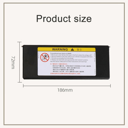 For Buick / Chevrolet Left-hand Drive Car Sun Visor Makeup Mirror 23196443, For Buick (Black), For Buick (Cream), For Buick (Grey), For Buick (Dark Beige), For Buick (Light Beige)