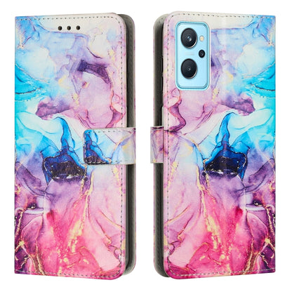 Painted Marble Pattern Leather Phone Case, For Realme 11 5G Global / 11X, For Realme C53/Narzo N53, For Realme 11, For Realme 11 Pro/11 Pro+, For Realme C65 4G Global, For Realme 9i 5G/V20 5G/V30t/V30, For Realme C55