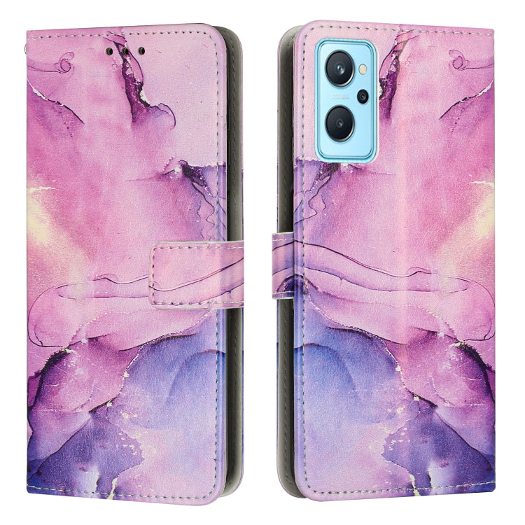 Painted Marble Pattern Leather Phone Case, For Realme 11 5G Global / 11X, For Realme C53/Narzo N53, For Realme 11, For Realme 11 Pro/11 Pro+, For Realme C65 4G Global, For Realme 9i 5G/V20 5G/V30t/V30, For Realme C55