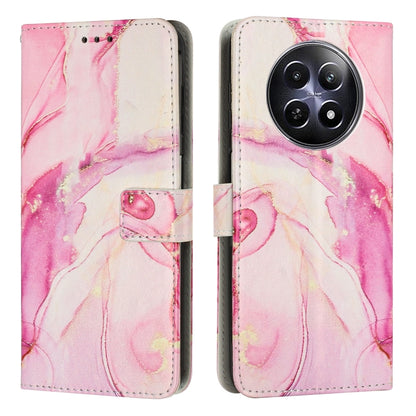 Painted Marble Pattern Leather Phone Case, For Realme 16T 5G, For Realme C100 / C100i / C100x 4G, For Realme P4 Power 5G, For Realme 16 5G, For Realme 16 Pro+ 5G, For Realme 16 Pro 5G, For Realme C85 5G / 15x 5G India, For Realme C85 Pro 4G            ...