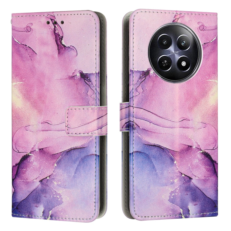 Painted Marble Pattern Leather Phone Case, For Realme 16T 5G, For Realme C100 / C100i / C100x 4G, For Realme P4 Power 5G, For Realme 16 5G, For Realme 16 Pro+ 5G, For Realme 16 Pro 5G, For Realme C85 5G / 15x 5G India, For Realme C85 Pro 4G            ...