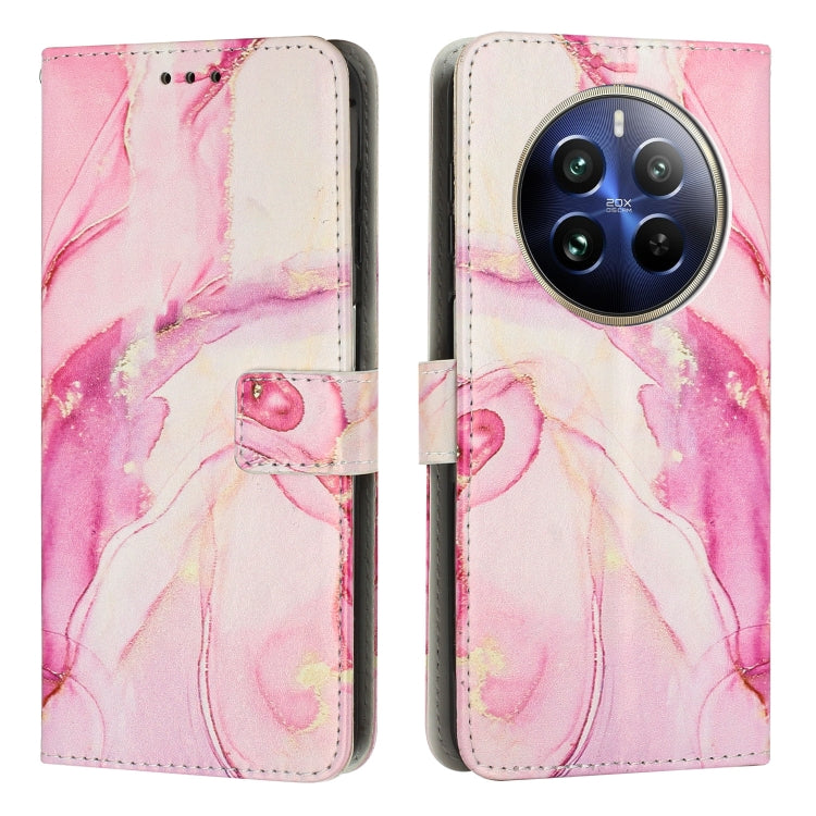 Painted Marble Pattern Leather Phone Case, For Realme 16T 5G, For Realme C100 / C100i / C100x 4G, For Realme P4 Power 5G, For Realme 16 5G, For Realme 16 Pro+ 5G, For Realme 16 Pro 5G, For Realme C85 5G / 15x 5G India, For Realme C85 Pro 4G            ...