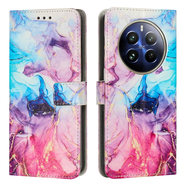 Painted Marble Pattern Leather Phone Case, For Realme 16T 5G, For Realme C100 / C100i / C100x 4G, For Realme P4 Power 5G, For Realme 16 5G, For Realme 16 Pro+ 5G, For Realme 16 Pro 5G, For Realme C85 5G / 15x 5G India, For Realme C85 Pro 4G            ...