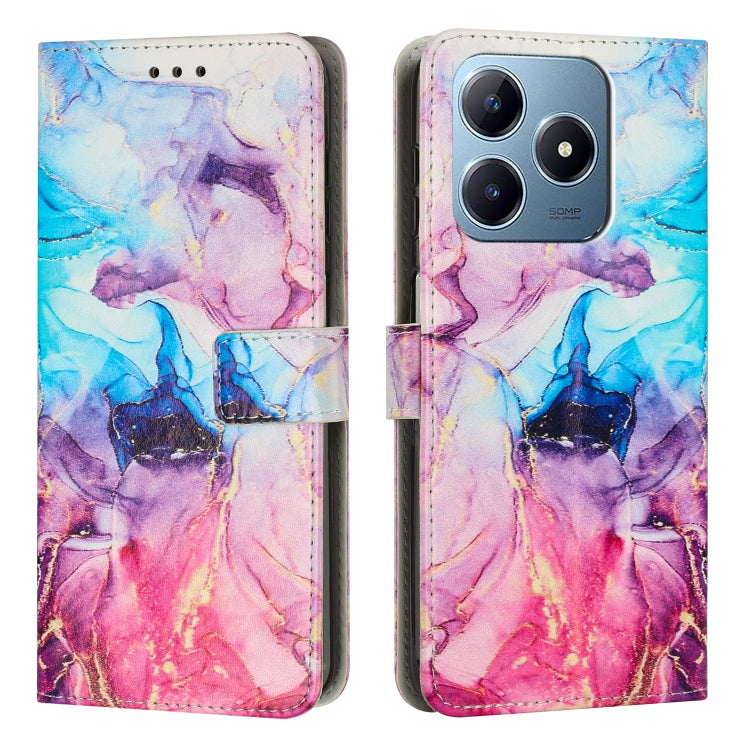 Painted Marble Pattern Leather Phone Case, For Realme 16T 5G, For Realme C100 / C100i / C100x 4G, For Realme P4 Power 5G, For Realme 16 5G, For Realme 16 Pro+ 5G, For Realme 16 Pro 5G, For Realme C85 5G / 15x 5G India, For Realme C85 Pro 4G            ...