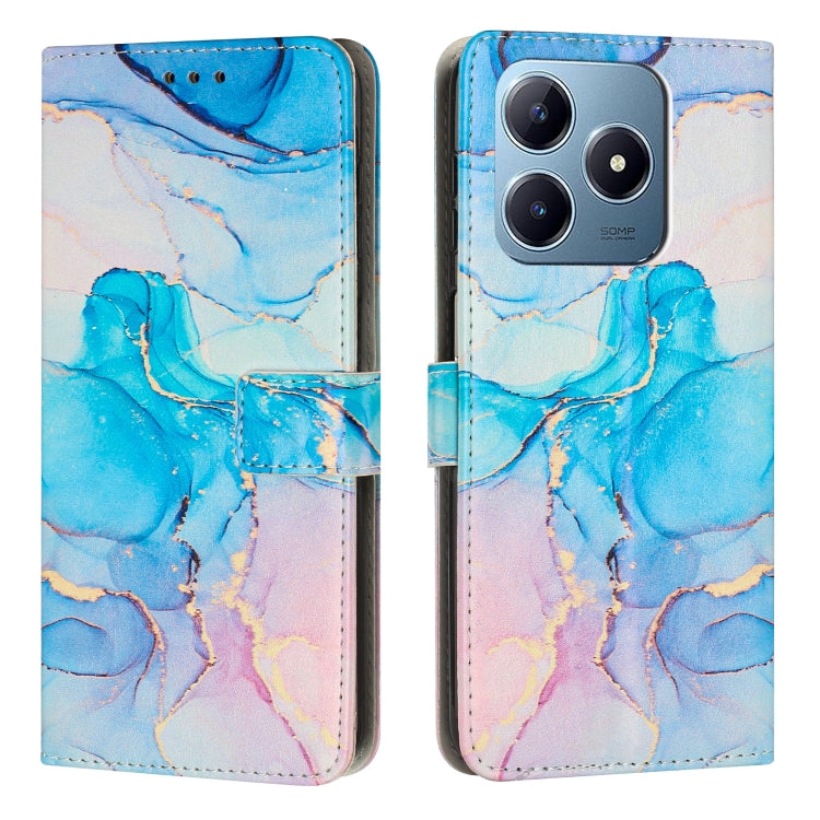 Painted Marble Pattern Leather Phone Case, For Realme 16T 5G, For Realme C100 / C100i / C100x 4G, For Realme P4 Power 5G, For Realme 16 5G, For Realme 16 Pro+ 5G, For Realme 16 Pro 5G, For Realme C85 5G / 15x 5G India, For Realme C85 Pro 4G            ...