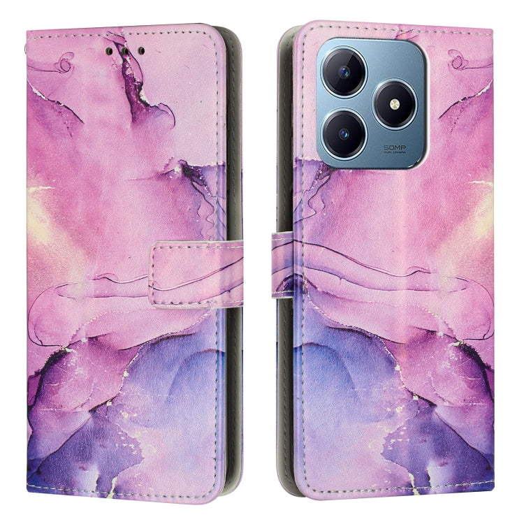 Painted Marble Pattern Leather Phone Case, For Realme 16T 5G, For Realme C100 / C100i / C100x 4G, For Realme P4 Power 5G, For Realme 16 5G, For Realme 16 Pro+ 5G, For Realme 16 Pro 5G, For Realme C85 5G / 15x 5G India, For Realme C85 Pro 4G            ...