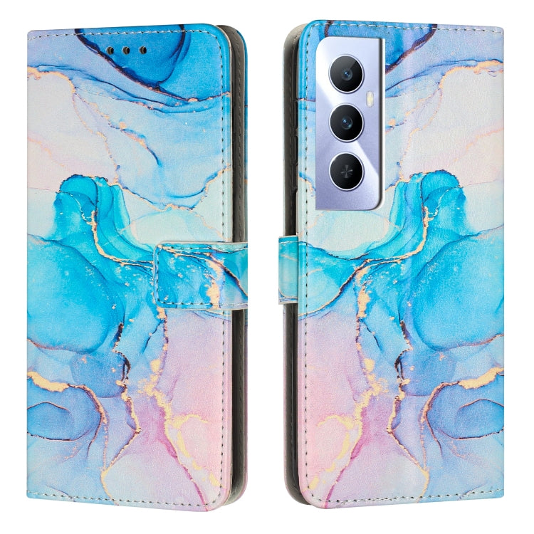 Painted Marble Pattern Leather Phone Case, For Realme 11 5G Global / 11X, For Realme C53/Narzo N53, For Realme 11, For Realme 11 Pro/11 Pro+, For Realme C65 4G Global, For Realme 9i 5G/V20 5G/V30t/V30, For Realme C55