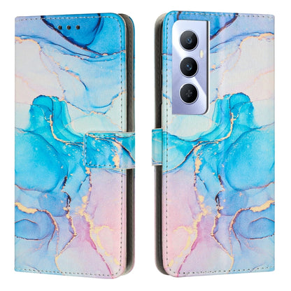 Painted Marble Pattern Leather Phone Case, For Realme 11 5G Global / 11X, For Realme C53/Narzo N53, For Realme 11, For Realme 11 Pro/11 Pro+, For Realme C65 4G Global, For Realme 9i 5G/V20 5G/V30t/V30, For Realme C55