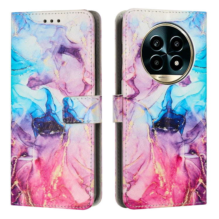 Painted Marble Pattern Leather Phone Case, For Realme 16T 5G, For Realme C100 / C100i / C100x 4G, For Realme P4 Power 5G, For Realme 16 5G, For Realme 16 Pro+ 5G, For Realme 16 Pro 5G, For Realme C85 5G / 15x 5G India, For Realme C85 Pro 4G            ...
