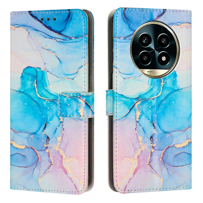 Painted Marble Pattern Leather Phone Case, For Realme 16T 5G, For Realme C100 / C100i / C100x 4G, For Realme P4 Power 5G, For Realme 16 5G, For Realme 16 Pro+ 5G, For Realme 16 Pro 5G, For Realme C85 5G / 15x 5G India, For Realme C85 Pro 4G            ...
