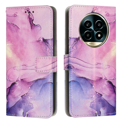 Painted Marble Pattern Leather Phone Case, For Realme 16T 5G, For Realme C100 / C100i / C100x 4G, For Realme P4 Power 5G, For Realme 16 5G, For Realme 16 Pro+ 5G, For Realme 16 Pro 5G, For Realme C85 5G / 15x 5G India, For Realme C85 Pro 4G            ...