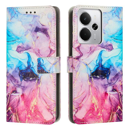 Painted Marble Pattern Leather Phone Case, For Realme 16T 5G, For Realme C100 / C100i / C100x 4G, For Realme P4 Power 5G, For Realme 16 5G, For Realme 16 Pro+ 5G, For Realme 16 Pro 5G, For Realme C85 5G / 15x 5G India, For Realme C85 Pro 4G            ...