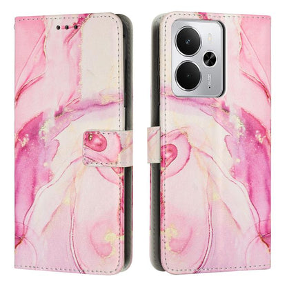 Painted Marble Pattern Leather Phone Case, For Realme 16T 5G, For Realme C100 / C100i / C100x 4G, For Realme P4 Power 5G, For Realme 16 5G, For Realme 16 Pro+ 5G, For Realme 16 Pro 5G, For Realme C85 5G / 15x 5G India, For Realme C85 Pro 4G            ...