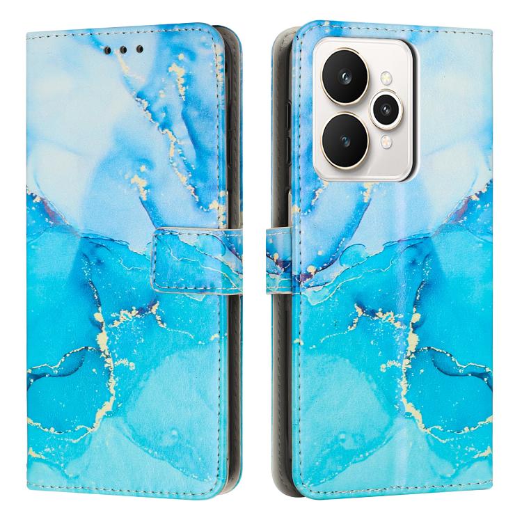 Painted Marble Pattern Leather Phone Case, For Realme 16T 5G, For Realme C100 / C100i / C100x 4G, For Realme P4 Power 5G, For Realme 16 5G, For Realme 16 Pro+ 5G, For Realme 16 Pro 5G, For Realme C85 5G / 15x 5G India, For Realme C85 Pro 4G            ...