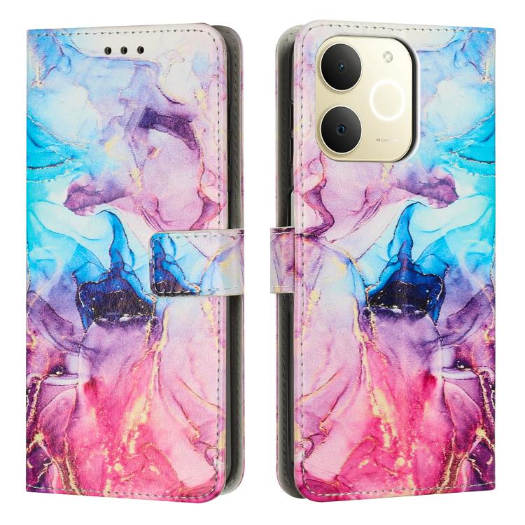 Painted Marble Pattern Leather Phone Case, For Realme 16T 5G, For Realme C100 / C100i / C100x 4G, For Realme P4 Power 5G, For Realme 16 5G, For Realme 16 Pro+ 5G, For Realme 16 Pro 5G, For Realme C85 5G / 15x 5G India, For Realme C85 Pro 4G            ...