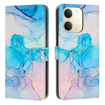 Painted Marble Pattern Leather Phone Case, For Realme 16T 5G, For Realme C100 / C100i / C100x 4G, For Realme P4 Power 5G, For Realme 16 5G, For Realme 16 Pro+ 5G, For Realme 16 Pro 5G, For Realme C85 5G / 15x 5G India, For Realme C85 Pro 4G            ...
