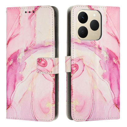 Painted Marble Pattern Leather Phone Case, For Realme 16T 5G, For Realme C100 / C100i / C100x 4G, For Realme P4 Power 5G, For Realme 16 5G, For Realme 16 Pro+ 5G, For Realme 16 Pro 5G, For Realme C85 5G / 15x 5G India, For Realme C85 Pro 4G            ...
