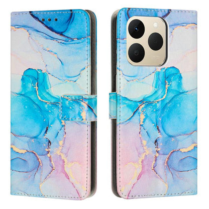 Painted Marble Pattern Leather Phone Case, For Realme 16T 5G, For Realme C100 / C100i / C100x 4G, For Realme P4 Power 5G, For Realme 16 5G, For Realme 16 Pro+ 5G, For Realme 16 Pro 5G, For Realme C85 5G / 15x 5G India, For Realme C85 Pro 4G            ...