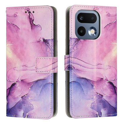 Painted Marble Pattern Leather Phone Case, For Realme 16T 5G, For Realme C100 / C100i / C100x 4G, For Realme P4 Power 5G, For Realme 16 5G, For Realme 16 Pro+ 5G, For Realme 16 Pro 5G, For Realme C85 5G / 15x 5G India, For Realme C85 Pro 4G            ...