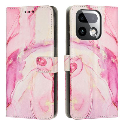 Painted Marble Pattern Leather Phone Case, For Realme 16T 5G, For Realme C100 / C100i / C100x 4G, For Realme P4 Power 5G, For Realme 16 5G, For Realme 16 Pro+ 5G, For Realme 16 Pro 5G, For Realme C85 5G / 15x 5G India, For Realme C85 Pro 4G            ...