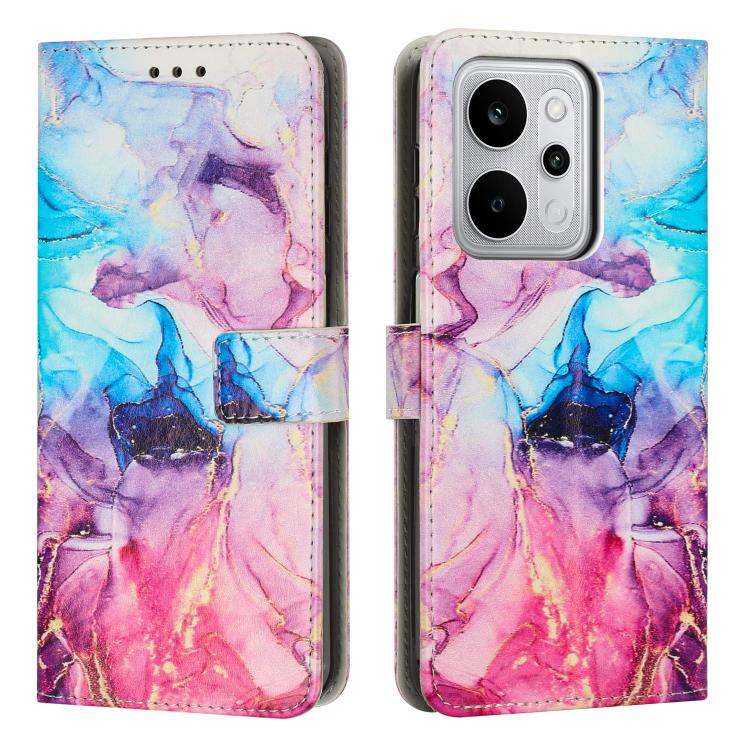 Painted Marble Pattern Leather Phone Case, For Realme 16T 5G, For Realme C100 / C100i / C100x 4G, For Realme P4 Power 5G, For Realme 16 5G, For Realme 16 Pro+ 5G, For Realme 16 Pro 5G, For Realme C85 5G / 15x 5G India, For Realme C85 Pro 4G            ...