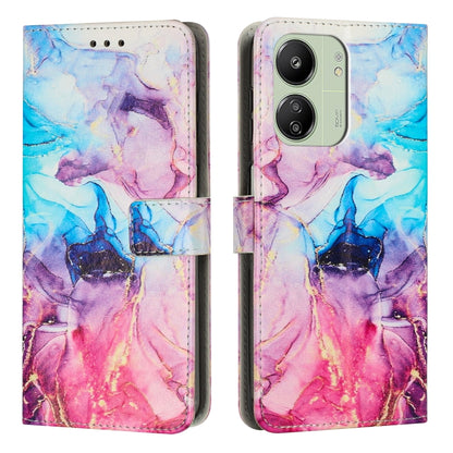 Painted Marble Pattern Leather Phone Case, For Redmi K70 Pro / K70, For Redmi Note 13 Pro 4G, For Redmi Note 13 4G, For Redmi K70E, For Redmi Note 13 5G, For Redmi 13C 4G, For Redmi Note 13 Pro+, For Redmi Note 13 Pro 5G                                ...