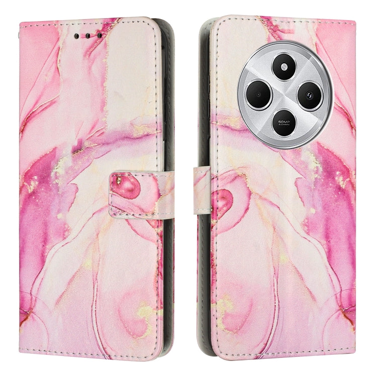 Painted Marble Pattern Leather Phone Case, For Redmi A5 4G 171.7mm / Poco C71, For Redmi K80 / K80 Pro, For Redmi 14C 4G / A3 Pro, For Redmi Note 14 5G Global, For Redmi Note 14 Pro 5G Global, For Redmi K70 Pro / K70, For Redmi Note 13 Pro 4G����������...