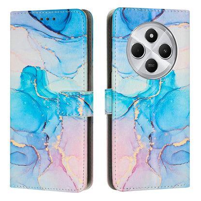 Painted Marble Pattern Leather Phone Case, For Redmi A5 4G 171.7mm / Poco C71, For Redmi K80 / K80 Pro, For Redmi 14C 4G / A3 Pro, For Redmi Note 14 5G Global, For Redmi Note 14 Pro 5G Global, For Redmi K70 Pro / K70, For Redmi Note 13 Pro 4G����������...