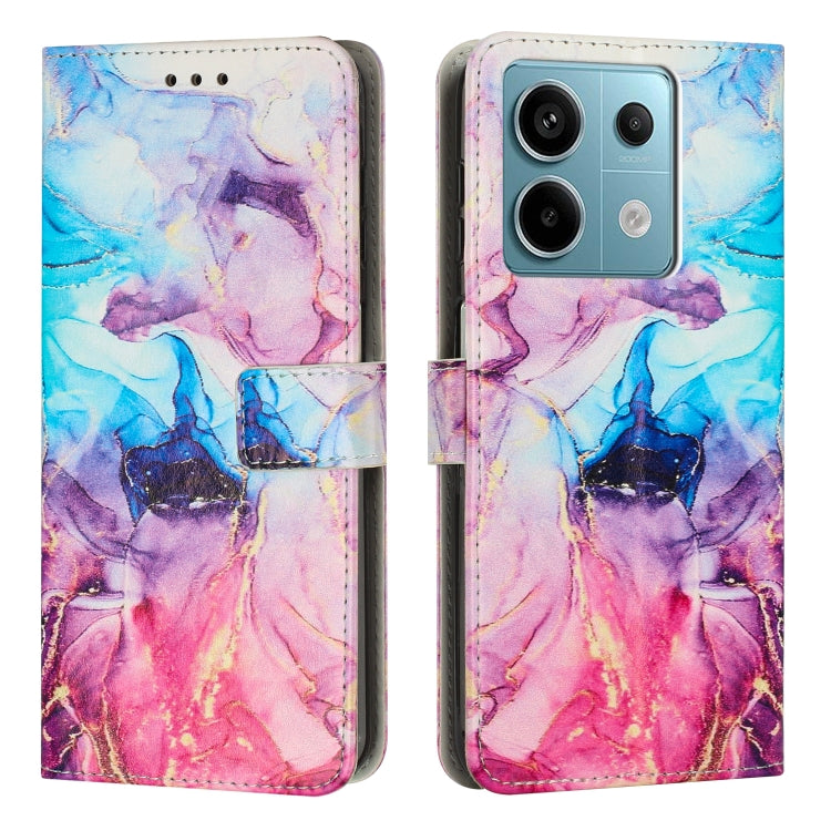 Painted Marble Pattern Leather Phone Case, For Redmi A5 4G 171.7mm / Poco C71, For Redmi K80 / K80 Pro, For Redmi 14C 4G / A3 Pro, For Redmi Note 14 5G Global, For Redmi Note 14 Pro 5G Global, For Redmi K70 Pro / K70, For Redmi Note 13 Pro 4G����������...