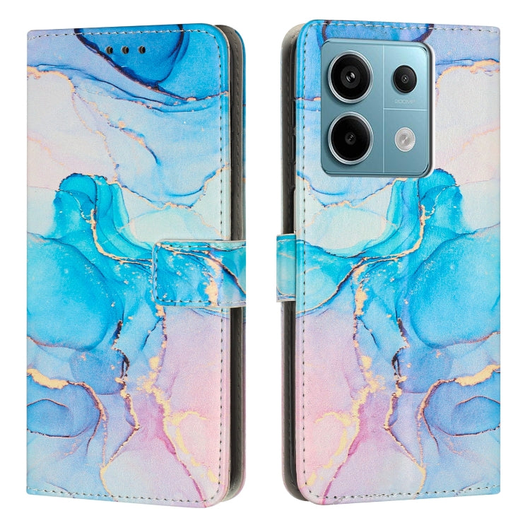 Painted Marble Pattern Leather Phone Case, For Redmi K70 Pro / K70, For Redmi Note 13 Pro 4G, For Redmi Note 13 4G, For Redmi K70E, For Redmi Note 13 5G, For Redmi 13C 4G, For Redmi Note 13 Pro+, For Redmi Note 13 Pro 5G                                ...