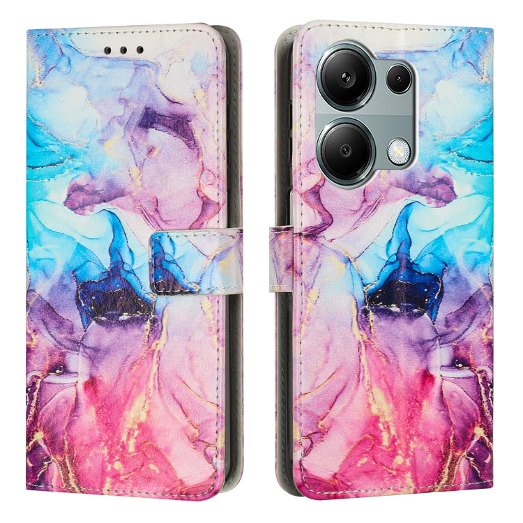 Painted Marble Pattern Leather Phone Case, For Redmi A5 4G 171.7mm / Poco C71, For Redmi K80 / K80 Pro, For Redmi 14C 4G / A3 Pro, For Redmi Note 14 5G Global, For Redmi Note 14 Pro 5G Global, For Redmi K70 Pro / K70, For Redmi Note 13 Pro 4G����������...
