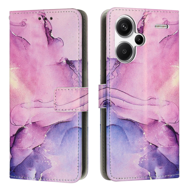 Painted Marble Pattern Leather Phone Case, For Redmi A5 4G 171.7mm / Poco C71, For Redmi K80 / K80 Pro, For Redmi 14C 4G / A3 Pro, For Redmi Note 14 5G Global, For Redmi Note 14 Pro 5G Global, For Redmi K70 Pro / K70, For Redmi Note 13 Pro 4G����������...