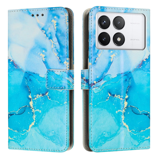 Painted Marble Pattern Leather Phone Case, For Redmi K70 Pro / K70, For Redmi Note 13 Pro 4G, For Redmi Note 13 4G, For Redmi K70E, For Redmi Note 13 5G, For Redmi 13C 4G, For Redmi Note 13 Pro+, For Redmi Note 13 Pro 5G
