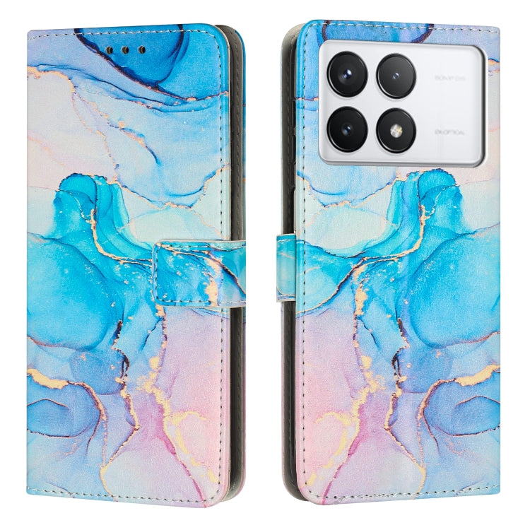Painted Marble Pattern Leather Phone Case, For Redmi K70 Pro / K70, For Redmi Note 13 Pro 4G, For Redmi Note 13 4G, For Redmi K70E, For Redmi Note 13 5G, For Redmi 13C 4G, For Redmi Note 13 Pro+, For Redmi Note 13 Pro 5G                                ...
