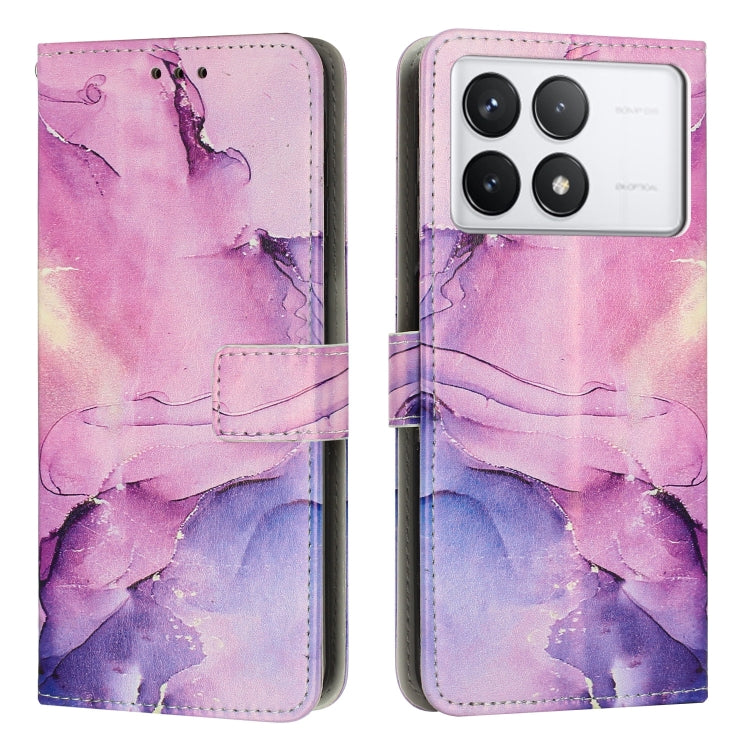Painted Marble Pattern Leather Phone Case, For Redmi A5 4G 171.7mm / Poco C71, For Redmi K80 / K80 Pro, For Redmi 14C 4G / A3 Pro, For Redmi Note 14 5G Global, For Redmi Note 14 Pro 5G Global, For Redmi K70 Pro / K70, For Redmi Note 13 Pro 4G����������...