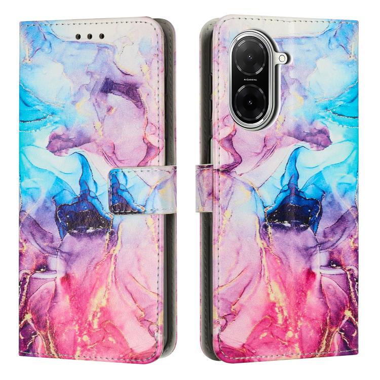 Painted Marble Pattern Leather Phone Case, For Redmi A5 4G 171.7mm / Poco C71, For Redmi K80 / K80 Pro, For Redmi 14C 4G / A3 Pro, For Redmi Note 14 5G Global, For Redmi Note 14 Pro 5G Global, For Redmi K70 Pro / K70, For Redmi Note 13 Pro 4G����������...