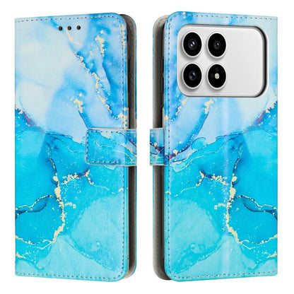 Painted Marble Pattern Leather Phone Case, For Redmi 15a 5G, For Redmi A7 Pro 4G 171mm, For Redmi Turbo 5 Max / Poco X8 Pro Max 5G, For Redmi Turbo 5 / Poco X8 Pro 5G, For Redmi Note 15 Pro+ 5G Global 163.3mm, For Redmi Note 15 5G / 4G Global 164mm    ...