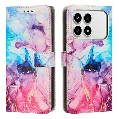 Painted Marble Pattern Leather Phone Case, For Redmi 15a 5G, For Redmi A7 Pro 4G 171mm, For Redmi Turbo 5 Max / Poco X8 Pro Max 5G, For Redmi Turbo 5 / Poco X8 Pro 5G, For Redmi Note 15 Pro+ 5G Global 163.3mm, For Redmi Note 15 5G / 4G Global 164mm    ...