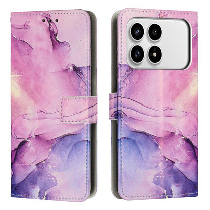 Painted Marble Pattern Leather Phone Case, For Redmi 15a 5G, For Redmi A7 Pro 4G 171mm, For Redmi Turbo 5 Max / Poco X8 Pro Max 5G, For Redmi Turbo 5 / Poco X8 Pro 5G, For Redmi Note 15 Pro+ 5G Global 163.3mm, For Redmi Note 15 5G / 4G Global 164mm    ...