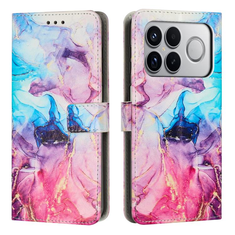 Painted Marble Pattern Leather Phone Case, For Redmi 15a 5G, For Redmi A7 Pro 4G 171mm, For Redmi Turbo 5 Max / Poco X8 Pro Max 5G, For Redmi Turbo 5 / Poco X8 Pro 5G, For Redmi Note 15 Pro+ 5G Global 163.3mm, For Redmi Note 15 5G / 4G Global 164mm    ...