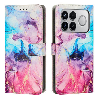 Painted Marble Pattern Leather Phone Case, For Redmi 15a 5G, For Redmi A7 Pro 4G 171mm, For Redmi Turbo 5 Max / Poco X8 Pro Max 5G, For Redmi Turbo 5 / Poco X8 Pro 5G, For Redmi Note 15 Pro+ 5G Global 163.3mm, For Redmi Note 15 5G / 4G Global 164mm    ...