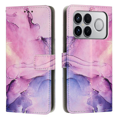 Painted Marble Pattern Leather Phone Case, For Redmi 15a 5G, For Redmi A7 Pro 4G 171mm, For Redmi Turbo 5 Max / Poco X8 Pro Max 5G, For Redmi Turbo 5 / Poco X8 Pro 5G, For Redmi Note 15 Pro+ 5G Global 163.3mm, For Redmi Note 15 5G / 4G Global 164mm    ...