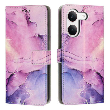 Painted Marble Pattern Leather Phone Case, For Redmi 15a 5G, For Redmi A7 Pro 4G 171mm, For Redmi Turbo 5 Max / Poco X8 Pro Max 5G, For Redmi Turbo 5 / Poco X8 Pro 5G, For Redmi Note 15 Pro+ 5G Global 163.3mm, For Redmi Note 15 5G / 4G Global 164mm    ...