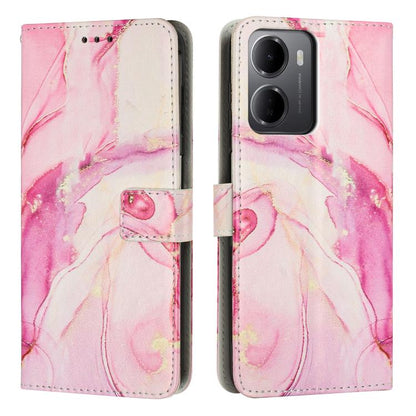 Painted Marble Pattern Leather Phone Case, For Redmi 15a 5G, For Redmi A7 Pro 4G 171mm, For Redmi Turbo 5 Max / Poco X8 Pro Max 5G, For Redmi Turbo 5 / Poco X8 Pro 5G, For Redmi Note 15 Pro+ 5G Global 163.3mm, For Redmi Note 15 5G / 4G Global 164mm    ...