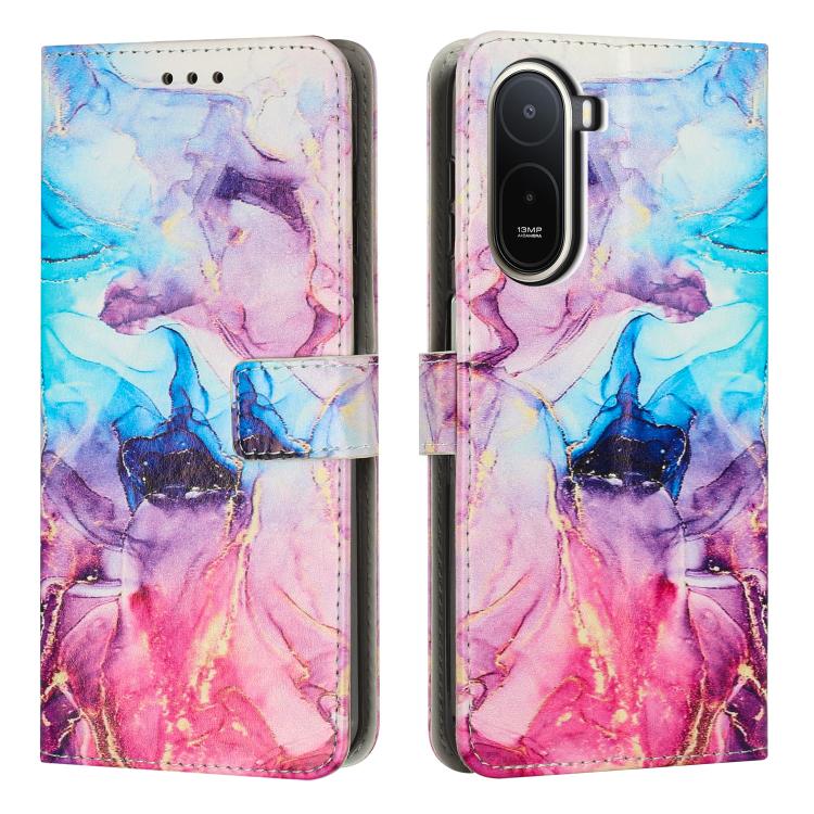 Painted Marble Pattern Leather Phone Case, For Redmi 15a 5G, For Redmi A7 Pro 4G 171mm, For Redmi Turbo 5 Max / Poco X8 Pro Max 5G, For Redmi Turbo 5 / Poco X8 Pro 5G, For Redmi Note 15 Pro+ 5G Global 163.3mm, For Redmi Note 15 5G / 4G Global 164mm    ...