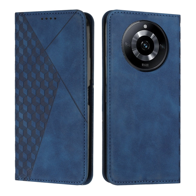 Diamond Splicing Skin Feel Magnetic Leather Phone Case, For Realme 12+, For Realme 12 Pro+, For Realme C67 4G Global, For Realme 11 4G Global, For Realme 11 5G Global/11x, For Realme C53/Narzo N53, For Realme 11, For Realme 11 Pro/11 Pro+              ...