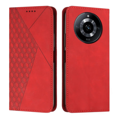 Diamond Splicing Skin Feel Magnetic Leather Phone Case, For Realme 12+, For Realme 12 Pro+, For Realme C67 4G Global, For Realme 11 4G Global, For Realme 11 5G Global/11x, For Realme C53/Narzo N53, For Realme 11, For Realme 11 Pro/11 Pro+              ...