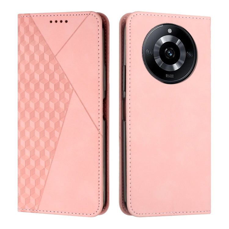 Diamond Splicing Skin Feel Magnetic Leather Phone Case, For Realme 12+, For Realme 12 Pro+, For Realme C67 4G Global, For Realme 11 4G Global, For Realme 11 5G Global/11x, For Realme C53/Narzo N53, For Realme 11, For Realme 11 Pro/11 Pro+              ...